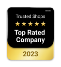 Trusted Shops Top Rated Company 2023