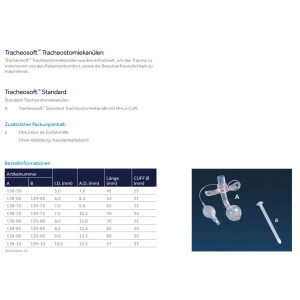 Tracheosoft Standard mit Hi-Lo Cuff, REF 138-70, 1 Stück - Größe 7