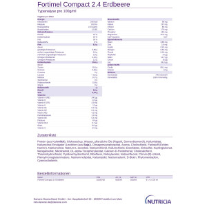 Fortimel Compact 2,4kcal/ml, ab 4x125ml - Verschiedene Sorten