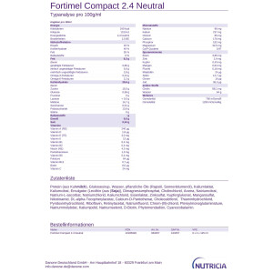 Fortimel Compact 2,4kcal/ml, ab 4x125ml - Verschiedene Sorten