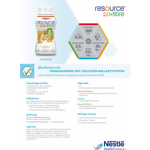 Resource 2.0 fibre 6x200ml - Probe-Set