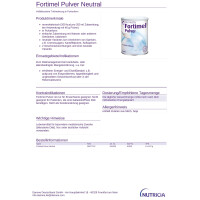 Fortimel Pulver Neutral - ab 335g