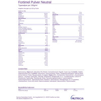 Fortimel Pulver Neutral - ab 335g