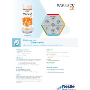 Resource 2.0 4x200ml - Aprikose