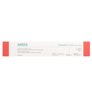 AMEFA Einmalspritzen, Luer Ansatz, 100 Stück - 2ml