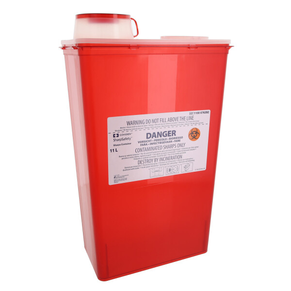 Monoject Container - 11 Liter, Rot