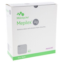 Mepilex Ag Schaumverband 10 Stück - 10x10cm