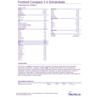 Fortimel Compact 2,4 kcal/ml, 4x125ml - Schokolade