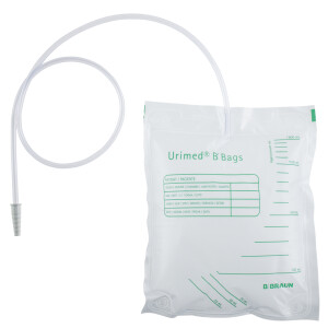 Urimed B Bags Urin- & Sekretbeutel, Schlauchlänge 90cm, steril oder unsteril, 1 Stück, ab 1.500ml - verschiedene Ausführungen