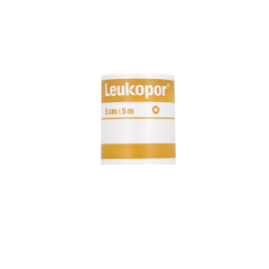 Leukopor Fixierpflaster - 5cm x 5m