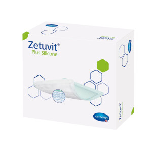 Zetuvit Plus Silicone 10 Stück - 12,5x12,5cm