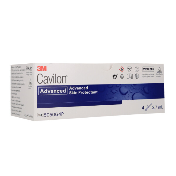 3M Cavilon Advanced Skin Protectant Einweg-Applikator, 2,7ml, REF 5050G4P - 4x1 Stück