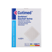 Cutimed Sorbion Sachet Extra Wundverband, 5 Stück - 5x5cm