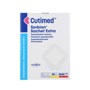 Cutimed Sorbion Sachet Extra Wundverband, 5 Stück - 7,5x7,5cm