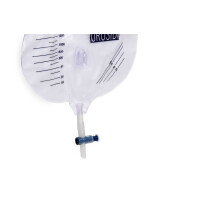 UROSID 2000S geschlossenes Urindrainagesystem, 2.000ml, steril, Kreuzventil senkrecht, nadelfrei - 120cm