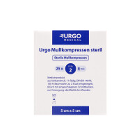 Urgo Mullkompressen, steril, 25x2 Stück - 5x5cm