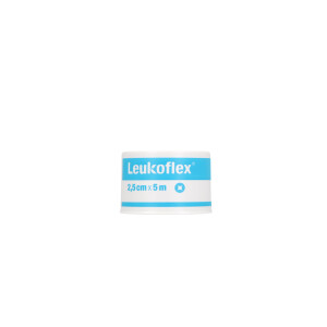 Leukoflex Fixierpflaster transparent, 1 Stück - 2,5cm x 5m