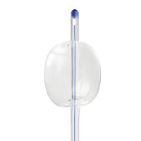 CARE FLOW Transurethraler Soft Silikonkatheter mit Nelatonspitze, 40cm, 30ml Blockung, 1 Stück, REF 01/01/01/22/30/GHC - CH 22