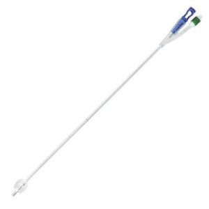 CARE FLOW UNIBAL Suprapubischer integral Ballonkatheter mit Stopfen, 40cm, 5ml Blockung, 1 Stück, REF 01/02/14/14/05/GHC - CH 14