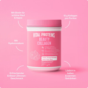 Vital Proteins Beauty Collagen Erdbeer-Zitrone - 271g