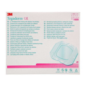 3M Tegaderm I.V. Filmverband, Fixierverband mit...