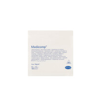 Medicomp Vlieskompressen, unsteril, 4-fach, 100 Stück - 10x10cm