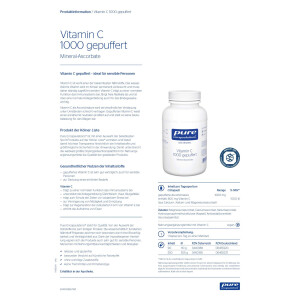 pure encapsulations Vitamin C 1000 gepuffert Kapseln - 90 Stück