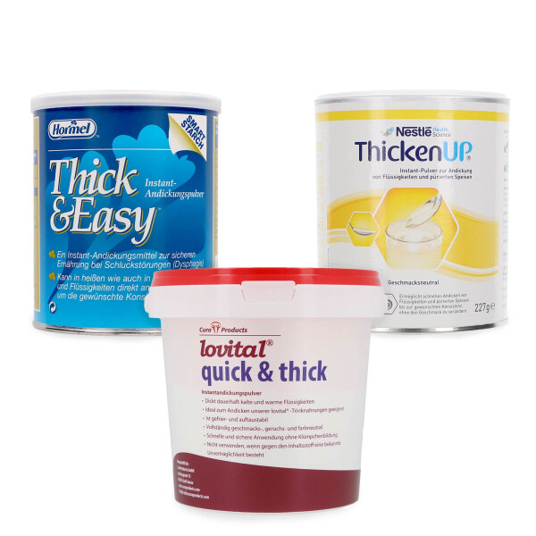 Bundle Andickungsmittel: quick & thick, Thick & Easy, ThickenUp