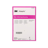 3M Adaptic non-adhering dressing feuchte Wundauflage, 10 Stück - 7,6x20,3cm