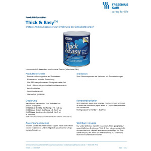 Thick & Easy Instant-Andickungsmittel für kalte & heiße Flüssigkeiten - 225g