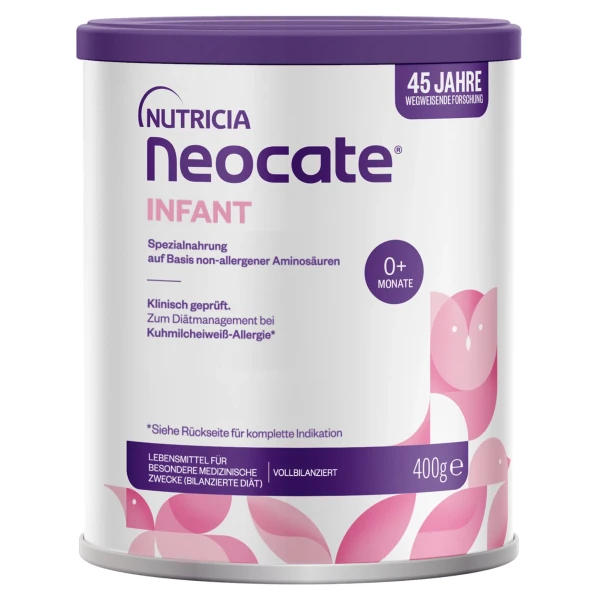 Neocate Infant, Elementardiät für Säuglinge von 0-12 Monaten - 400g