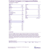 Fortimel Compact 2,4 kcal/ml, 32x125ml - Cappuccino