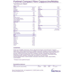 Fortimel Compact Fibre 2,4kcal/ml, ab 4x125ml - Verschiedene Sorten