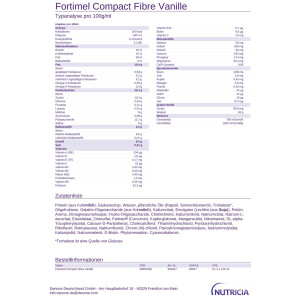 Fortimel Compact Fibre 2,4kcal/ml, ab 4x125ml - Verschiedene Sorten