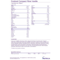 Fortimel Compact Fibre 2,4kcal/ml, 32x125ml - Vanille