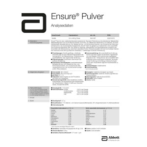 Ensure Vanille Pulver - Ab 400g