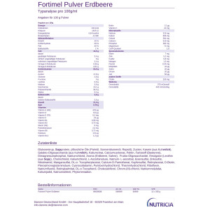 Fortimel Pulver ab 335g - Verschiedene Sorten