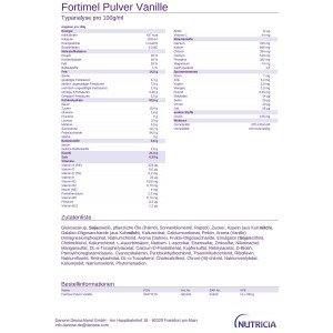 Fortimel Pulver ab 335g - Verschiedene Sorten