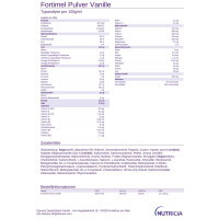 Fortimel Pulver - Vanille - 335g