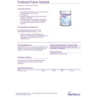 Fortimel Pulver Neutral - 335g