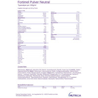 Fortimel Pulver Neutral - 12x335g