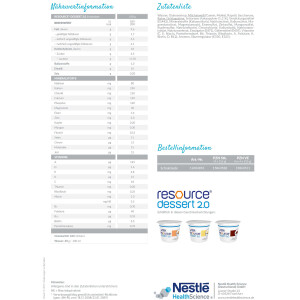 Resource Dessert 2.0, 24x125g - Schokolade