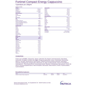 Fortimel Compact Energy 4x300ml - Cappuccino