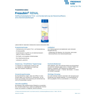 Fresubin Renal 24x200ml - Vanille