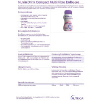 NutriniDrink Compact Multi Fibre ab 4x125ml - Verschiedene Sorten