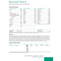 Nutricomp Drink D ab 4x200ml - Vanille